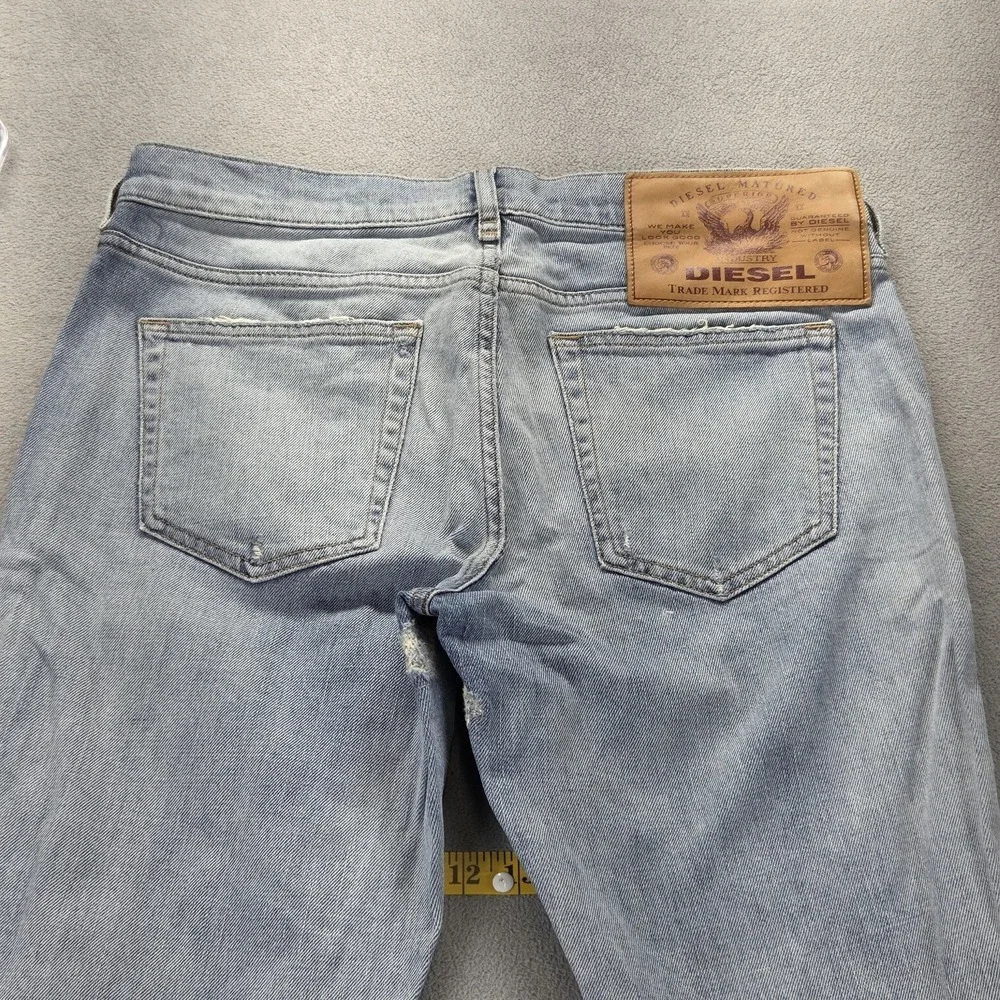 Diesel Jeans Womens 31x30 Blue D-Ebbey Light Wash Bootcut Flare Low Rise‎ 09A04